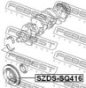 SUZUK 1261077E12 Belt Pulley, crankshaft